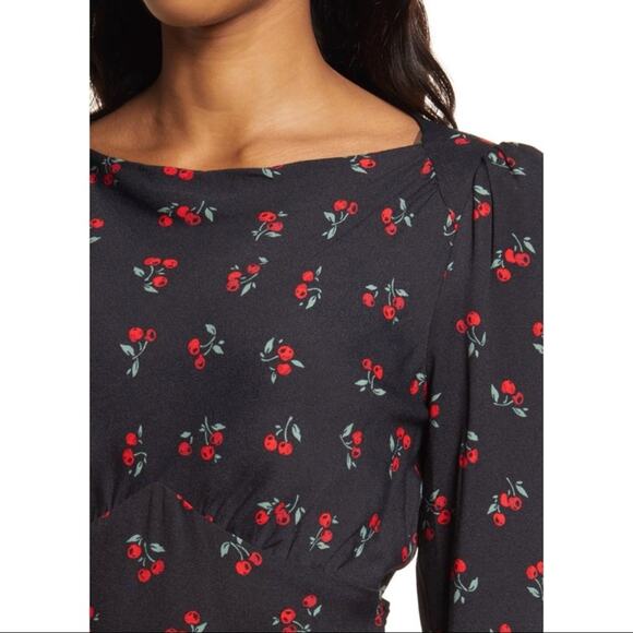 NWT Reformation Cherry Print Dress - Picture 7 of 15